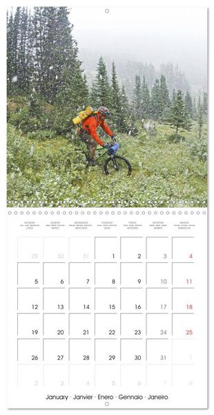 Produktbild: Mountain biking: Up hill and down dale (Wall Calendar 2026 12 &times; 12 Inch) CALVENDO 12 Month Wall Calendar