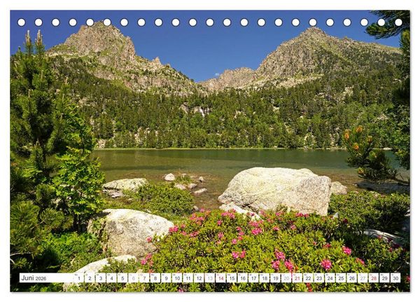 Produktbild: Spanien - die Pyren&auml;en (Tischkalender 2026 DIN A5 quer), CALVENDO Monatskalender