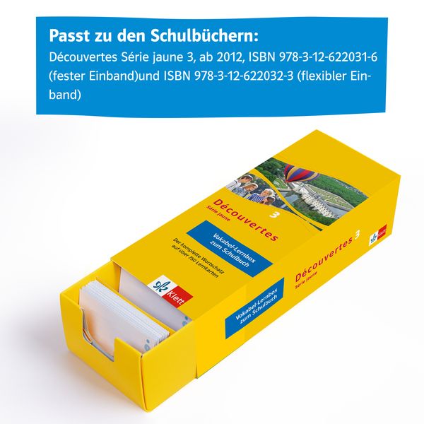Produktbild: D&eacute;couvertes S&eacute;rie jaune 3. Vokabel-Lernbox zum Schulbuch