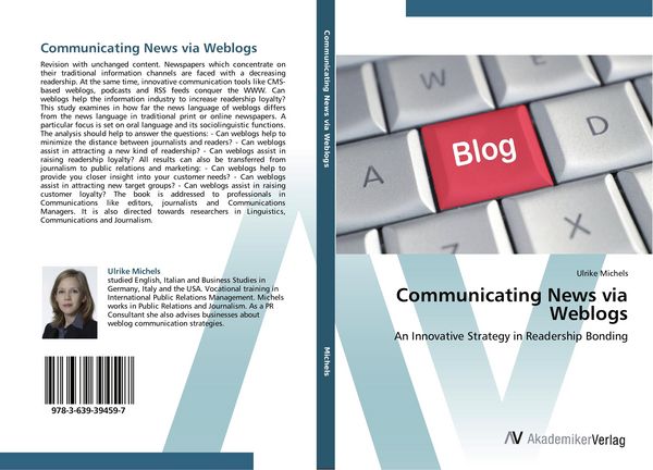 Produktbild: Communicating News via Weblogs
