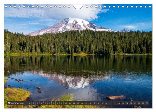 Produktbild: Westw&auml;rts - &Uuml;ber die Rocky Mountains zum Pazifik (Wandkalender 2026 DIN A4 quer), CALVENDO Monatskalender