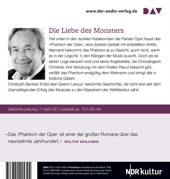Produktbild: Das Phantom der Oper