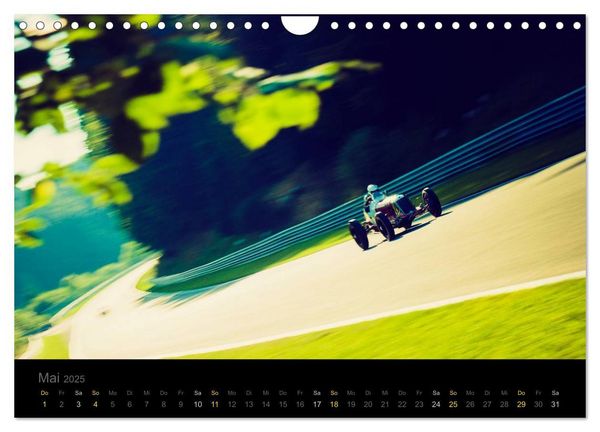 Produktbild: Classic Maserati Racing (Wandkalender 2025 DIN A4 quer), CALVENDO Monatskalender