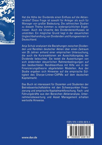 Produktbild: Der Einfluss von Dividenden auf Aktienrenditen