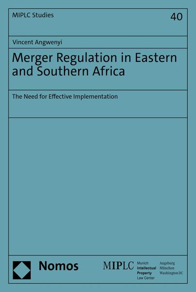 Produktbild: Merger Regulation in Eastern and Southern Africa