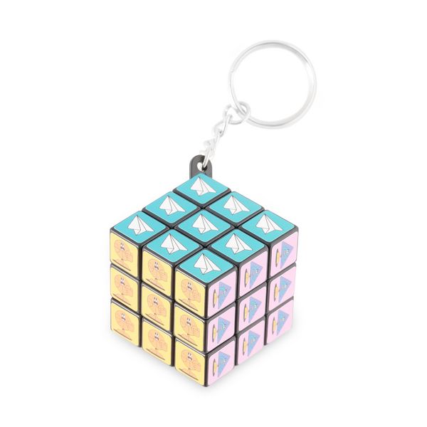 Produktbild: Zauberwürfel Schlüsselanhänger 3x3 Space