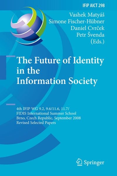 Produktbild: The Future of Identity in the Information Society