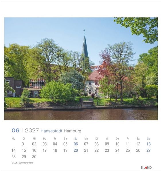 Produktbild: Hansestadt Hamburg Postkartenkalender 2027
