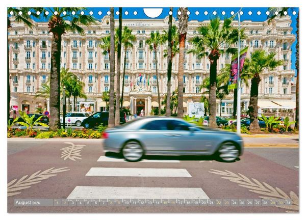 Produktbild: Lebendige Cote d'Azur: Die azurblaue K&uuml;ste (Wandkalender 2026 DIN A4 quer), CALVENDO Monatskalender