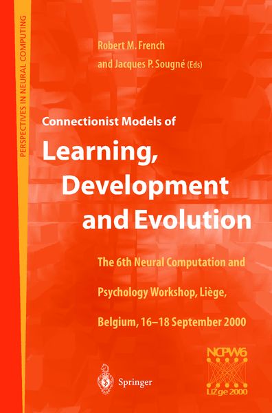 Produktbild: Connectionist Models of Learning, Development and Evolution