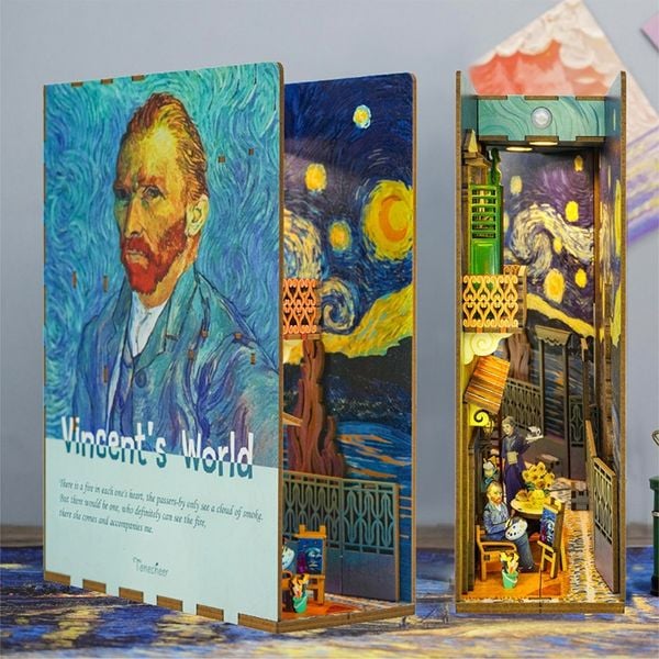 Book Nook DIY Bücherecke Vincent's World