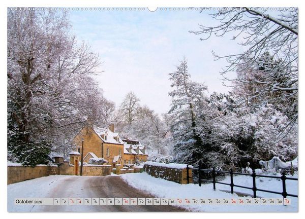 Produktbild: Snow Scenes (High Quality Premium Wall Calendar 2026 DIN A2 landscape),CALVENDO 12 Month Wall Calendar
