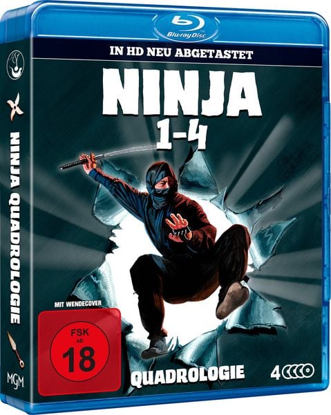 Produktbild: Ninja 1-4 Quadrologie Box-Edition [4 BRs]