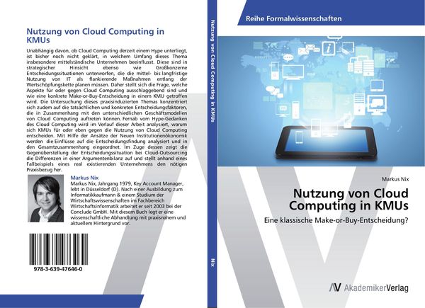 Produktbild: Nutzung von Cloud Computing in KMUs