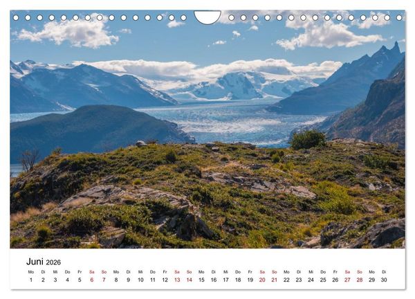 Produktbild: Patagonien, Torres del Paine Nationalpark: Am Rand der Welt (Wandkalender 2026 DIN A4 quer), CALVENDO Monatskalender