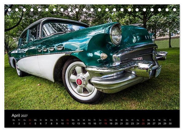 Produktbild: Faszination Oldtimer und Autolegenden (Tischkalender 2027 DIN A5 quer), CALVENDO Monatskalender