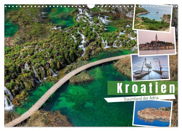 Kroatien Traumland der Adria (Wandkalender 2026 DIN A3 quer), CALVENDO Monatskalender