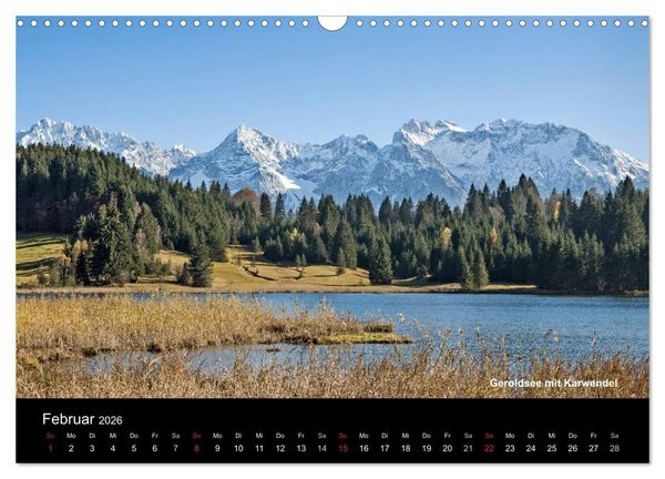 Produktbild: Oberbayerische Seen (Wandkalender 2026 DIN A3 quer), CALVENDO Monatskalender