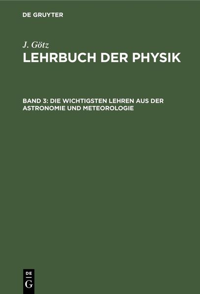 Produktbild: Die wichtigsten Lehren aus der Astronomie und Meteorologie