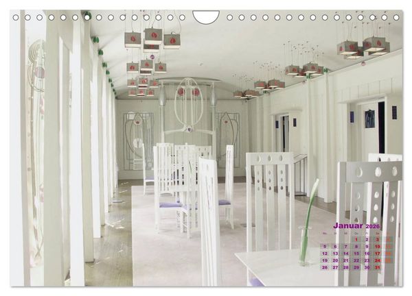 Produktbild: ArtDeco by Charles Rennie Mackintosh (Wandkalender 2026 DIN A4 quer), CALVENDO Monatskalender