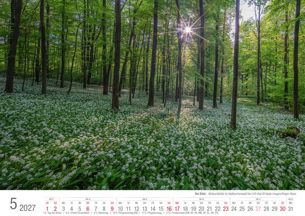 Produktbild: Eifel 2027 Bildkalender A3 Spiralbindung