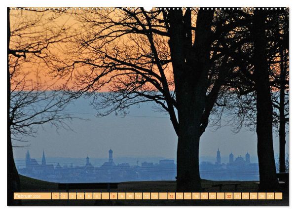 Produktbild: Augsburg und Umgebung (hochwertiger Premium Wandkalender 2026 DIN A2 quer), Kunstdruck in Hochglanz