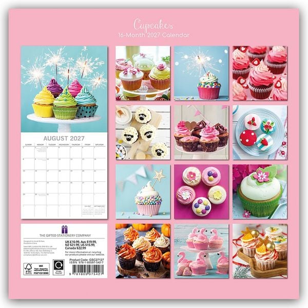 Produktbild: Cupcakes 2027 &ndash; 16-Monatskalender