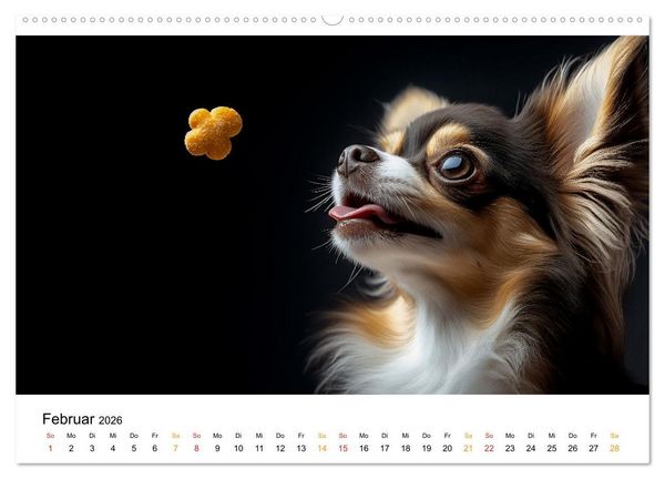 Produktbild: Chihuahua - kleine Energieb&uuml;ndel (hochwertiger Premium Wandkalender 2026 DIN A2 quer), Kunstdruck in Hochglanz