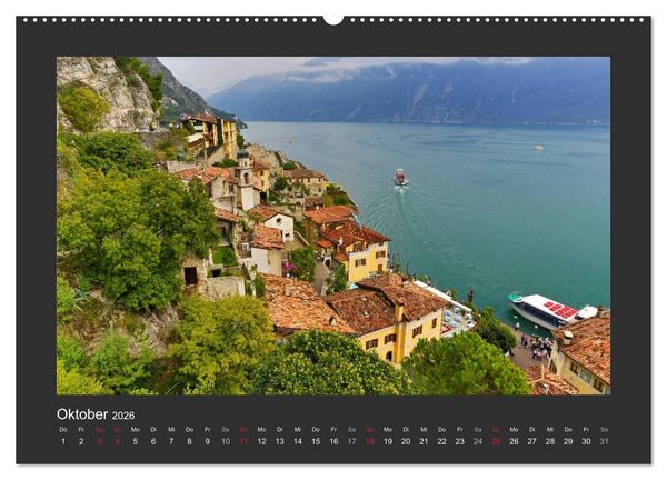 Produktbild: Limone sul Garda - Bella Italia (Wandkalender 2026 DIN A2 quer), CALVENDO Monatskalender