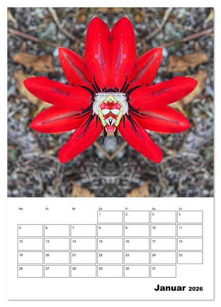 Produktbild: Fotokunst und Natur 2026 (Wandkalender 2026 DIN A3 hoch), CALVENDO Monatskalender