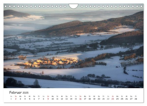 Dörfer in schöner Landschaft (Wandkalender 2025 DIN A4 quer), CALVENDO Monatskalender