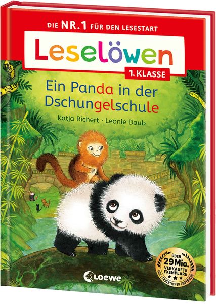Produktbild: Lesel&ouml;wen 1. Klasse - Ein Panda in der Dschungelschule