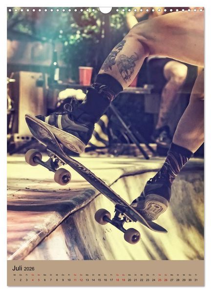 Produktbild: Skateboarding - einfach Spa&szlig; (Wandkalender 2026 DIN A3 hoch), CALVENDO Monatskalender