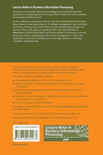 Produktbild: Exploring Services Science