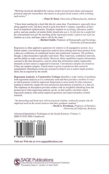 Produktbild: Regression Analysis