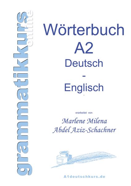 Produktbild: W&ouml;rterbuch Deutsch - Englisch Niveau A2