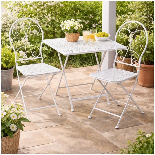 Produktbild: HTI-Living Tischgruppe Solea Wei&szlig; Tischgruppe Solea Wei&szlig;