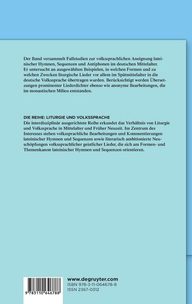 Produktbild: Hymnus, Sequenz, Antiphon