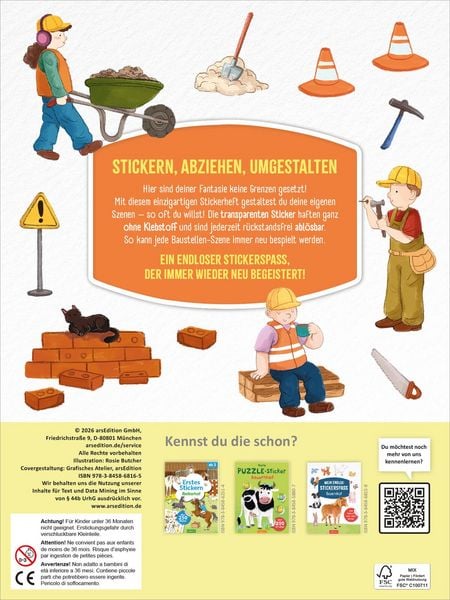 Produktbild: Mein Endlos-Stickerspa&szlig; &ndash; Baustelle