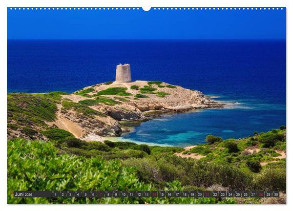Produktbild: Sardinien - Traumstr&auml;nde am Mittelmeer (Wandkalender 2026 DIN A2 quer), CALVENDO Monatskalender