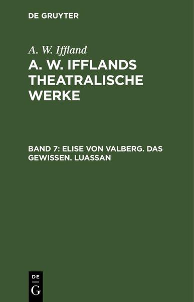 Produktbild: Elise von Valberg. Das Gewissen. Luassan