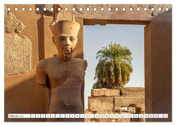 Produktbild: &Auml;gypten - Karnak, die thebanische Nekropole und Luxor (Tischkalender 2027 DIN A5 quer), CALVENDO Monatskalender