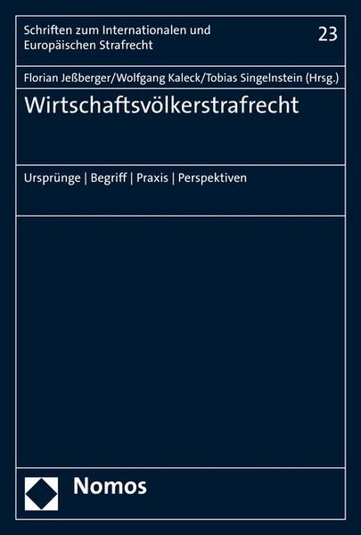 Produktbild: Wirtschaftsv&ouml;lkerstrafrecht