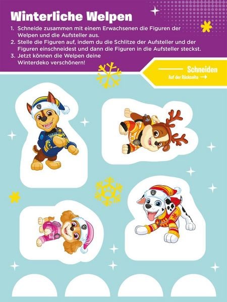 Produktbild: PAW Patrol Mitmachbuch: Mein weihnachtlicher Mitmachblock