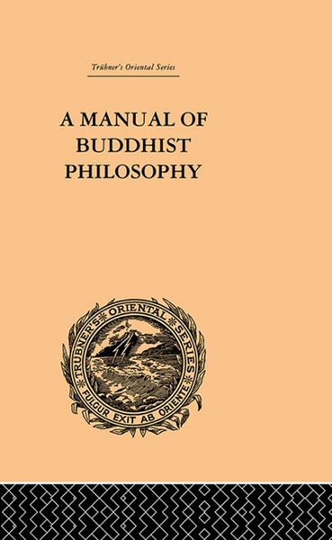 Produktbild: A Manual of Buddhist Philosophy