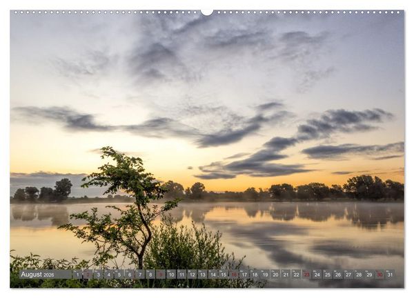 Produktbild: Naturlandschaft Elbe - Im Wechsel der Jahreszeiten (hochwertiger Premium Wandkalender 2026 DIN A2 quer), Kunstdruck in Hochglanz