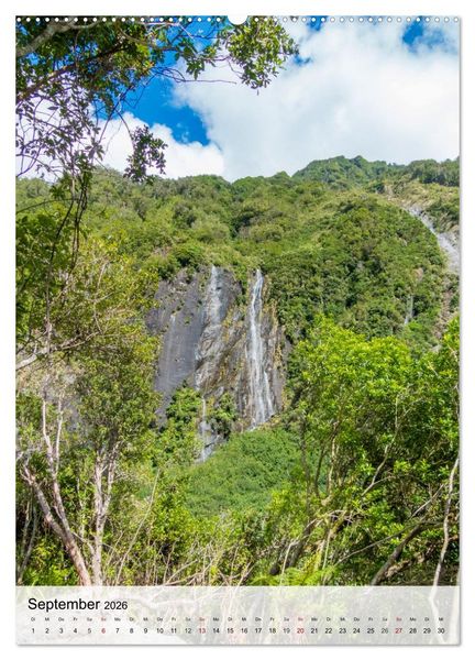Produktbild: Neuseeland und die Cook Islands - Inseltr&auml;ume und Bergwelten (Wandkalender 2026 DIN A2 hoch), CALVENDO Monatskalender