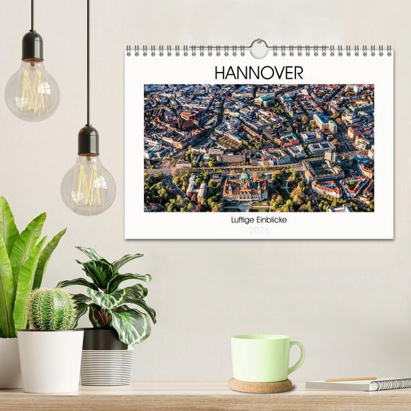 Produktbild: Hannover - Luftige Einblicke (Wandkalender 2026 DIN A4 quer), CALVENDO Monatskalender