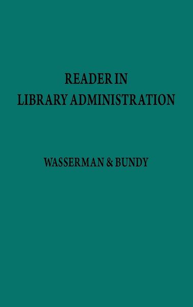 Produktbild: Reader in Library Administration