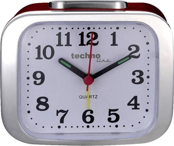 Techno Line Model XL rot Quarz Wecker Rot Alarmzeiten 1 1 Timerzeit